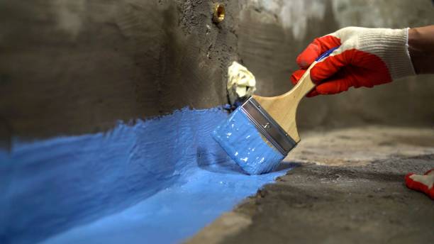 SJ Waterproofing Pros commercial waterproofing team near Modoc, IN